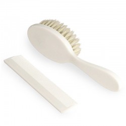 Peigne -amp- brosse en soie blanc - dBb Remond