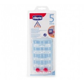 Lot de 10 Cache-prises avec clefs - Chicco