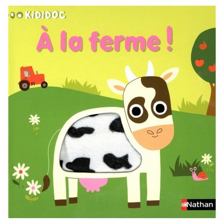 livre anime kididoc a la ferme nathan