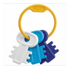Hochet de dentition cl-eacute-s coloris bleu - Chicco