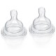 lot de 2 tétines nouveau-né Classic 0 mois et +  Avent SCF631/27