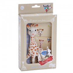Girafe Sophie premier jouet  sous boîte cadeau  - Vulli