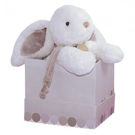 Lapin bonbon taupe 30 cm - Doudou et Cie DC1243