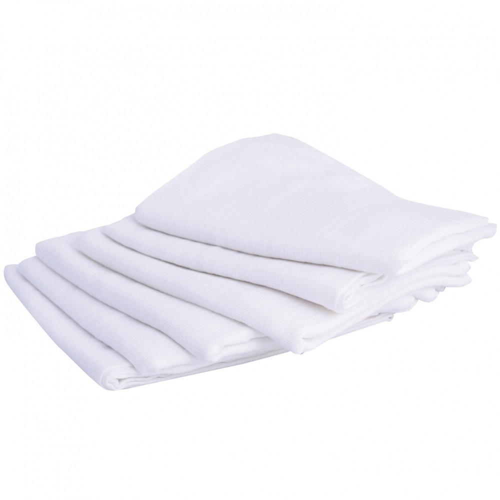 70x70 cm Ciel Lot de 6 Langes imprimés en Coton 