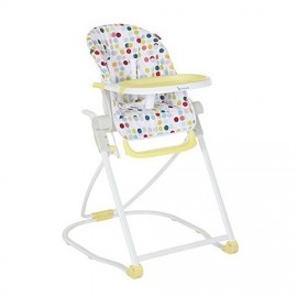 Chaise Haute Compacte Confetti - Badabulle