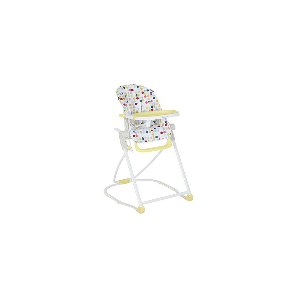 Chaise Haute Compacte Confetti - Badabulle