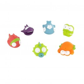6 amis du bain rigolos Splash Oc-eacute-an - Badabulle