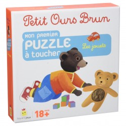 Mon premier puzzle à toucher - Les jouets - Petit Ours Brun
