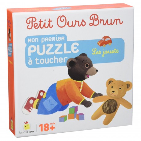 Mon Premier Puzzle A Toucher Les Jouets Petit Ours Brun La Ptite Grenouille