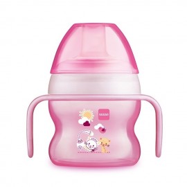 Tasse -agrave- bec souple 150 ml coloris rose - MAM