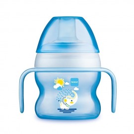 Tasse à bec souple 150 ml coloris bleu - MAM 6336154