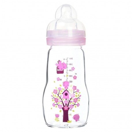 Biberon En Verre 260 Ml Rose Mam La Ptite Grenouille Biberon En Verre 260 Ml Rose Mam La Ptite Grenouille