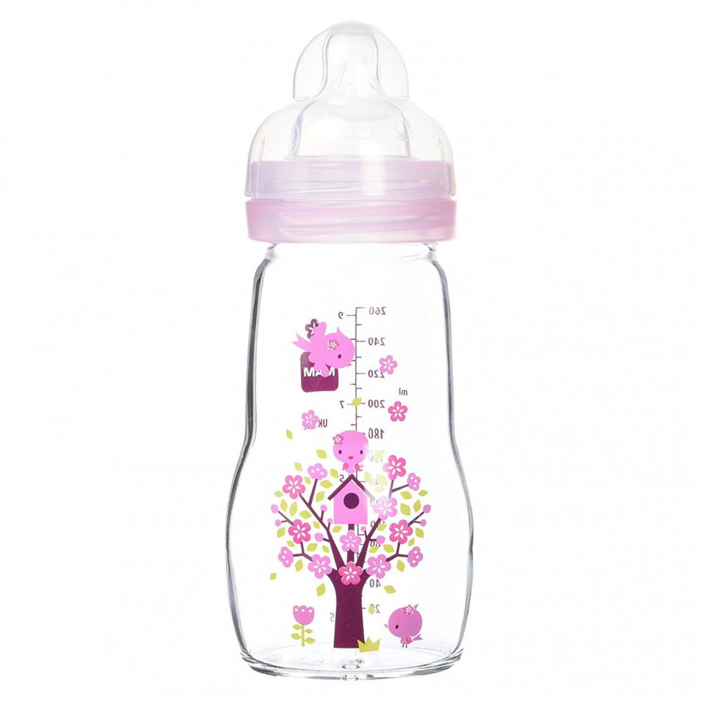 Biberon En Verre 260 Ml Rose Mam La Ptite Grenouille Biberon En Verre 260 Ml Rose Mam La Ptite Grenouille
