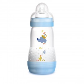 Biberon Easy Start anti-colique 260ml Bleu - MAM
