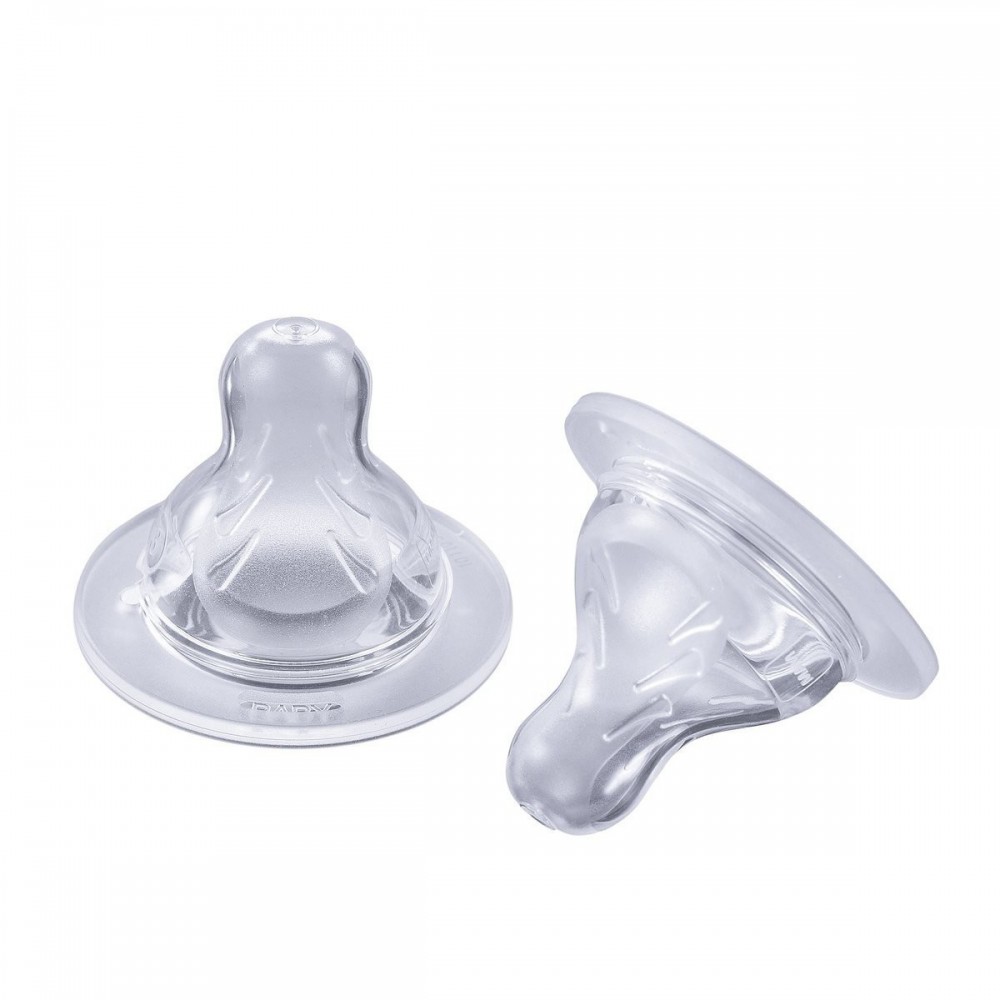 Tétine en silicone - 0mois - débit 1 - lot de 2 - MAM 5443222