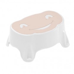 Marchepied Babystep blanc / marron glacé - Thermobaby