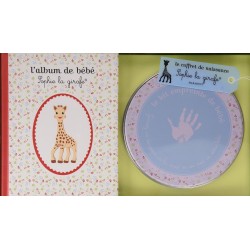 Kit d--039-empreinte - album de b-eacute-b-eacute- Sophie la girafe - Marabout