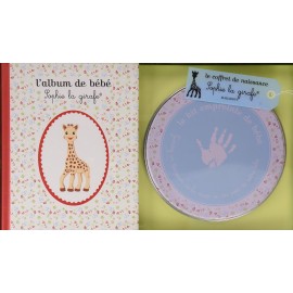 Kit d'empreinte + album de bébé Sophie la girafe - Marabout