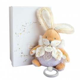 Boîte à musique - Lapin de sucre - blanc - Doudou et Cie