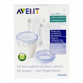Pots de conservation pour lait maternel - Avent