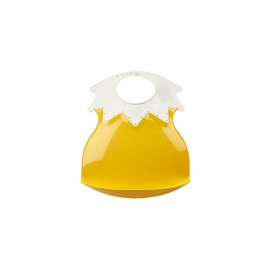 Bavoir arlequin récupérateur - Ananas col ivoire - Thermobaby