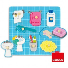 Puzzle à encastrement thème Bain - 53032 Goula