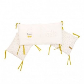 Tour de lit - Leafy Bunny - Coton Bio - Domiva