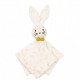 Coffret doudou + anneau de dentition - Leafy Bunny - Coton Bio - Domiva