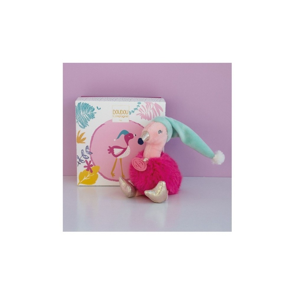 Flamant Rose Minizoo - Doudou & Cie DC3525