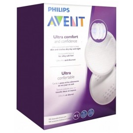 100 coussinets d'allaitement jetables Jour & nuit SCF254/61 - Avent