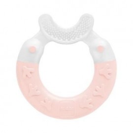 AMAM0087R-anneau de dentition nettoyant Rose