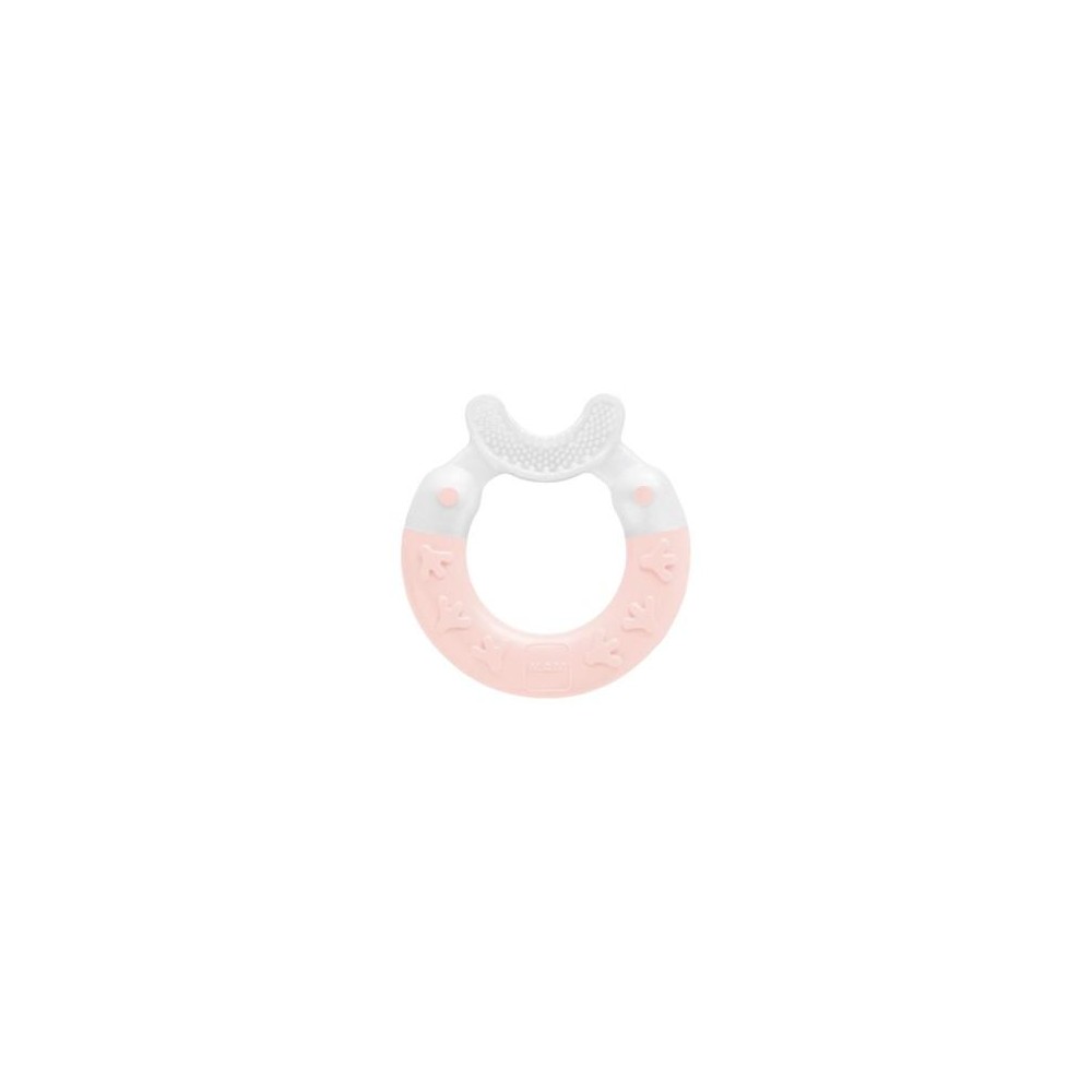 AMAM0087R-anneau de dentition nettoyant Rose