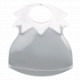 Bavoir arlequin GRIS CHARME