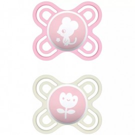 Sucettes Perfect Naissance 0-2 Mois Silicone x2 - Bleu