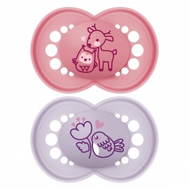 Sucette Nature silicone +6 mois (lot de 2) - MAM 49