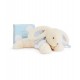 Lapin bonbon bleu 30 cm - Doudou et Cie DC1241