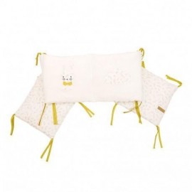 Tour de lit - Leafy Bunny - Coton Bio - Domiva